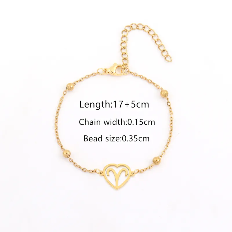 ORNEUM - Sternzeichen-Armband - 18K vergoldet