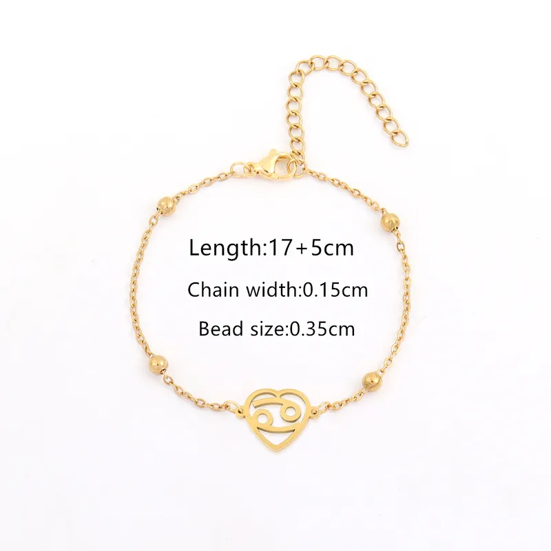 ORNEUM - Sternzeichen-Armband - 18K vergoldet