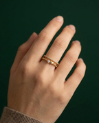 Adjustable Zirconia Heart Ring