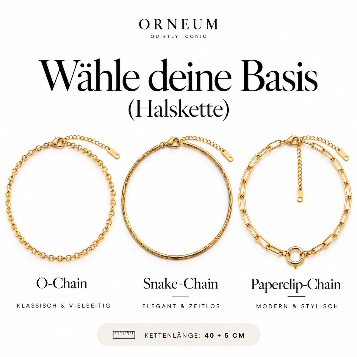 Gestalte deine Kette & dein persönliches Geschenk