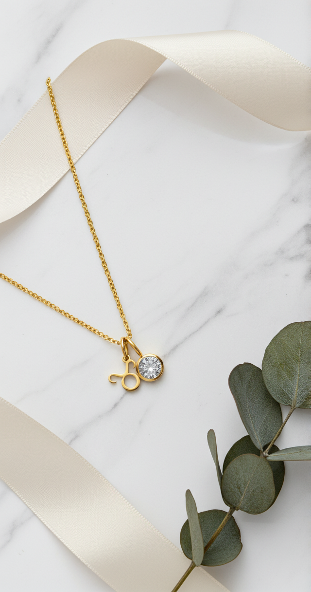 Sternzeichen & Birthstone Halskette