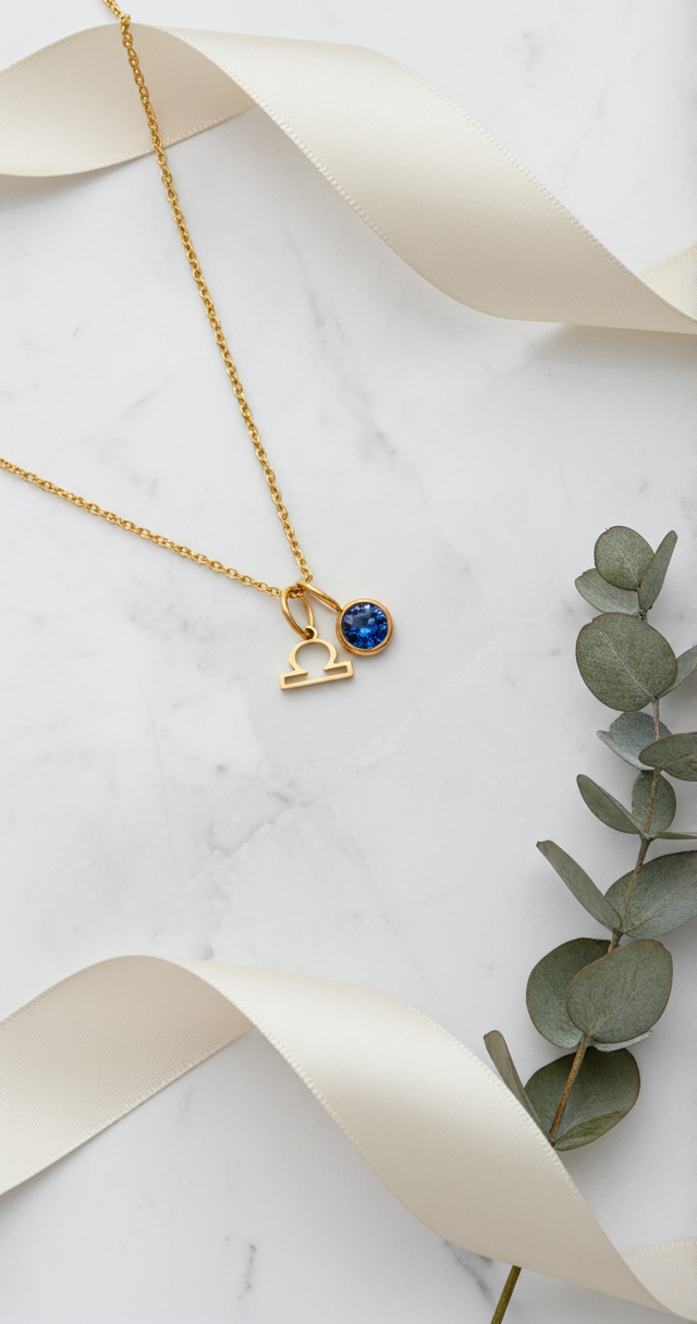 Sternzeichen & Birthstone Halskette
