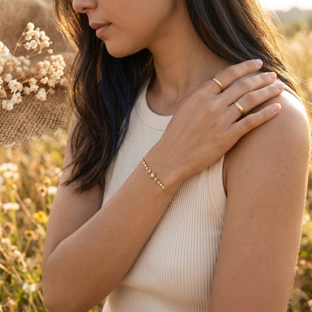 Stern Mond Armband