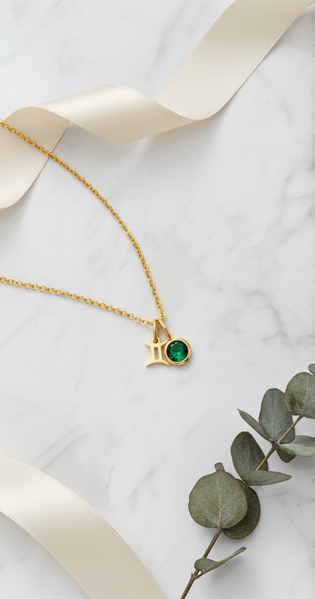 Sternzeichen & Birthstone Halskette