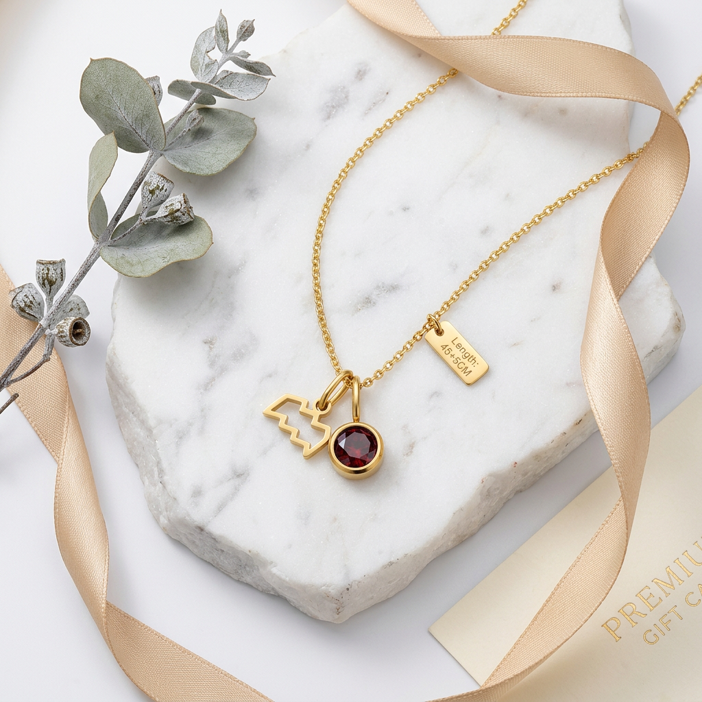 Sternzeichen & Birthstone Halskette
